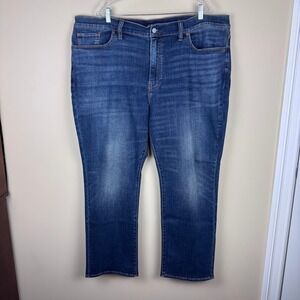 Lucky Brand Mens 44x30 Athletic Fit‎ Jeans Dark Wash Denim Casual